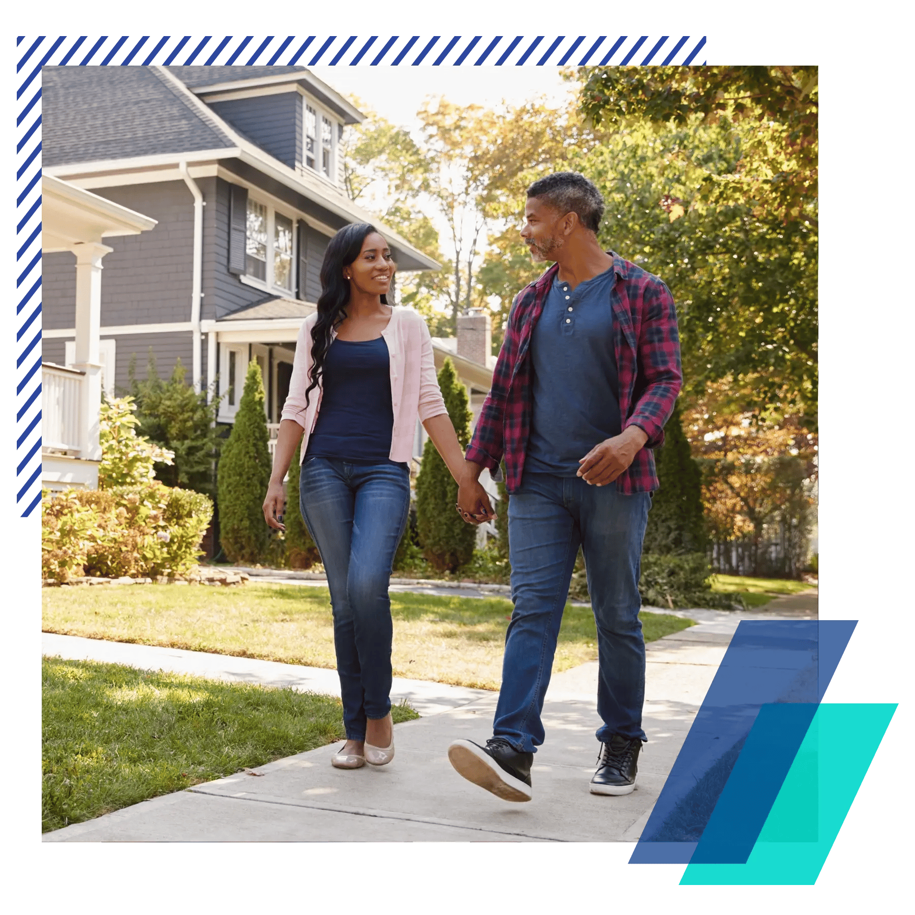 Home Insurance_couple walking in neighborhood