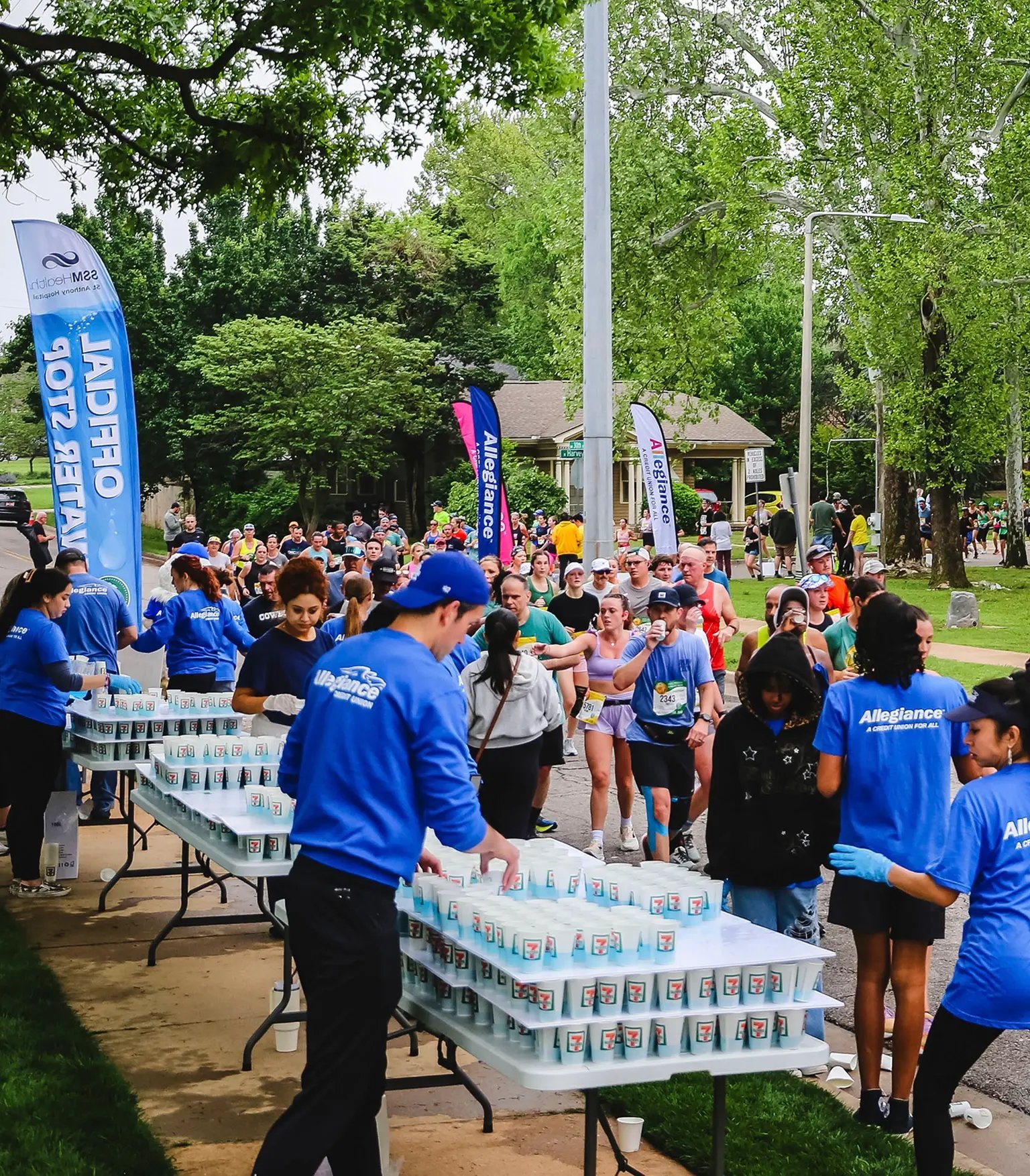 ACU Water Stop at OKC Marathon