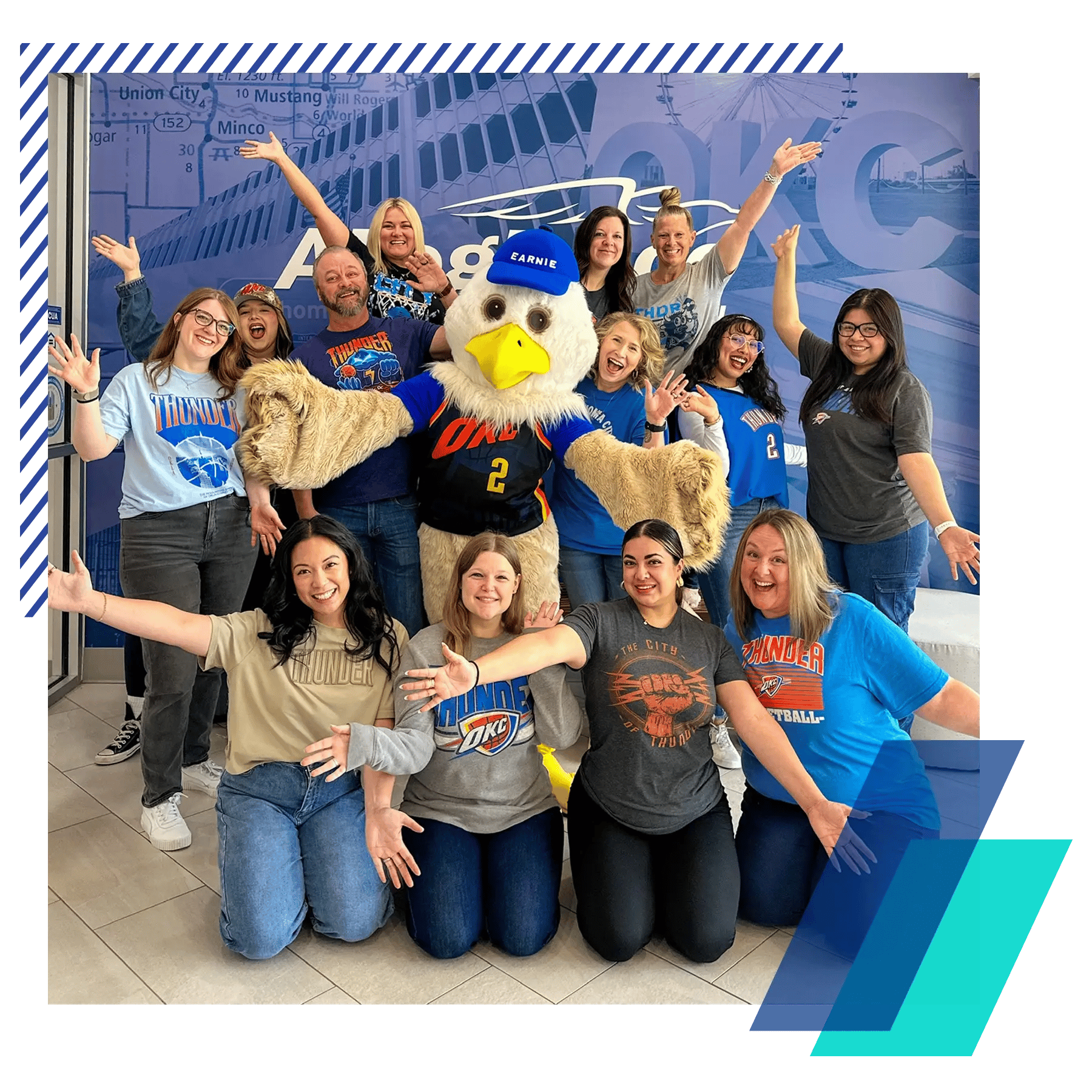 Allegiance staff Thunder Up in OKC