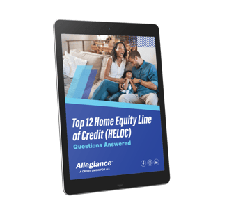 Top 12 HELOC Questions Answered eBook Cover