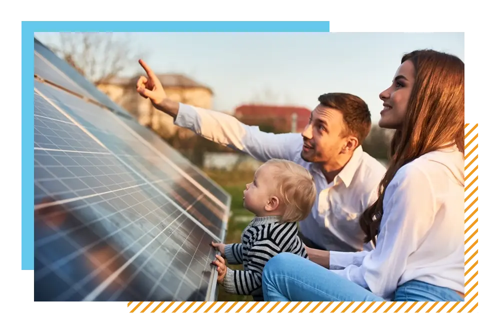 Product Feature_family looking at solar panels