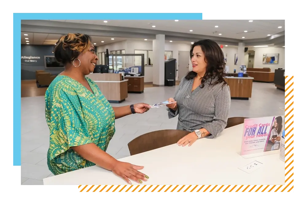 Product Feature_women talking in lobby