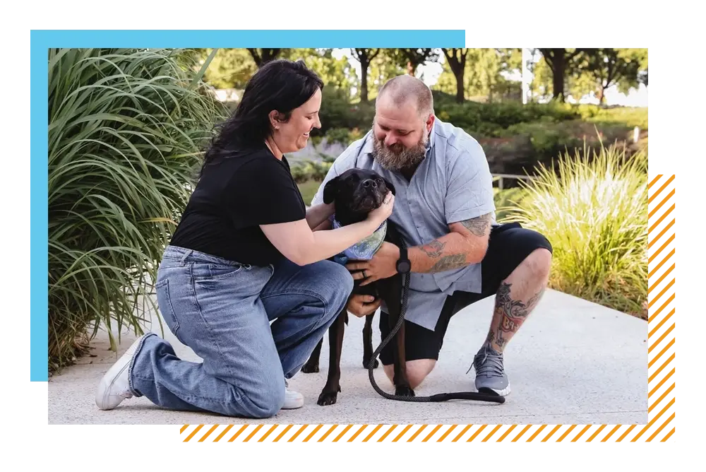 Product Features_Couple with Dog