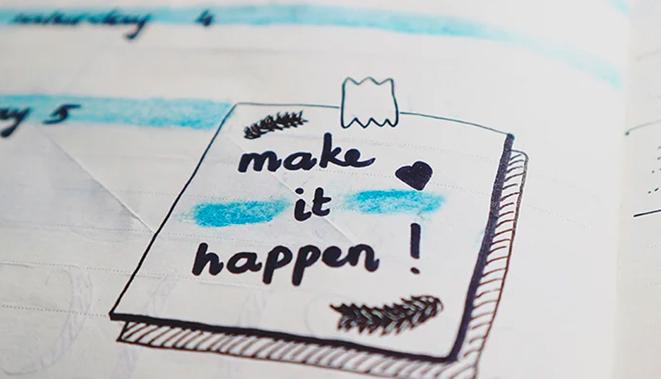 make it happen notebook