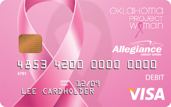 Oklahoma Project Woman Pink Card