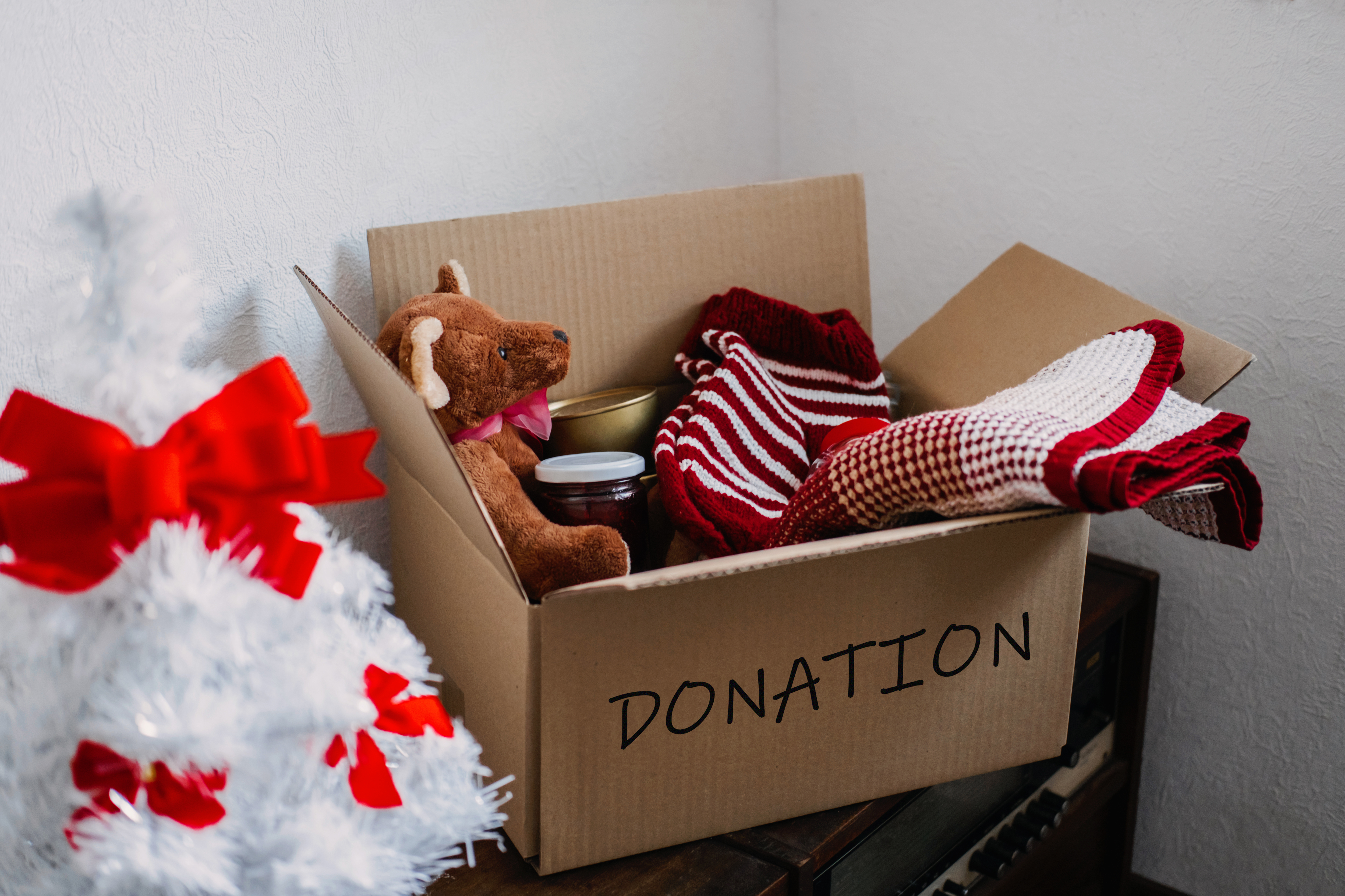 holiday donation box